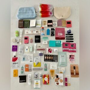 NEW 92 pc Skincare Fragrance Makeup Sample LOT